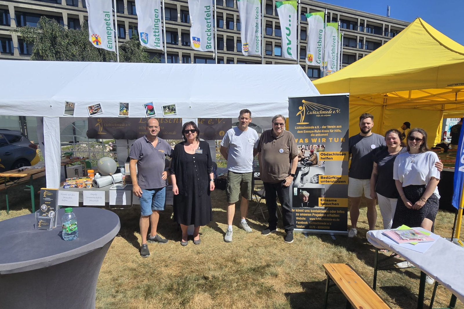 Die Lichtschmiede mit den IKEA Change Makern beim AVU Familienfest